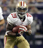 San Francisco´s Glen Coffee will take over for injured Frank Gore.