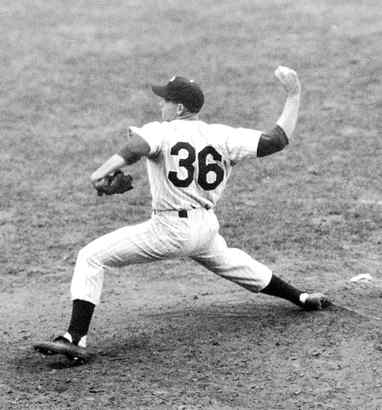 The strangest batting stance I ever saw. Stan Lopata, Phillies