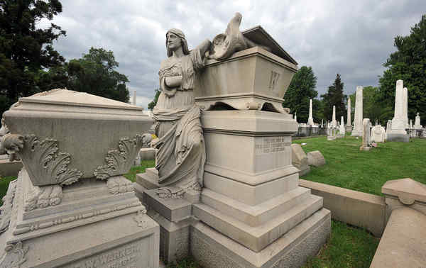 IMG_9297_Fotor, Harry Kalas grave, Laurel Hill Cemetery, Ph…