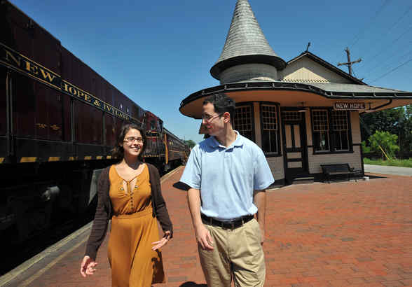 Catherine Cook (left) and her brother Geoff Cook walk across from their myYearbook.com offices in New Hope. They preferred the Bucks County vibe for their business.  Read more: http://www.philly.com/philly/business/homepage/20100822_His_network_funds_a_virtual_one.html#ixzz0xLx9BGLv Watch sports videos you won't find anywhere else