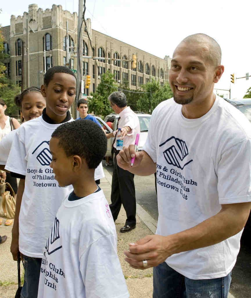 Shane Victorino Nicetown Club Opening - Shane Victorino Foundation