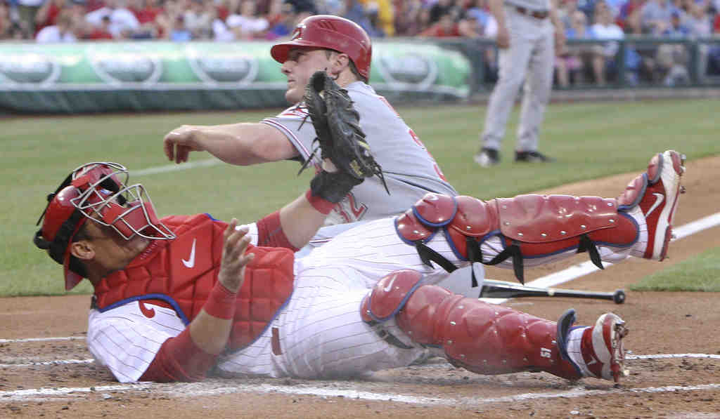 Former Reading Phillies catcher Carlos Ruiz is inducted into