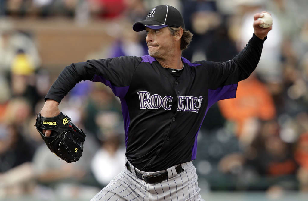 Jamie Moyer becomes oldest pitcher to win a game as Rockies edge Padres 5-3  – The Denver Post