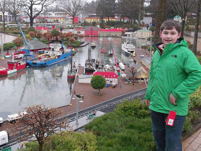 Robbie Day, who has autism and is obsessed with Legos, at the home of Lego in Billund, Denmark. Traveling with someone affected by autism is a live-and-learn-and-enjoy experience. CYNTHIA ORR DAY