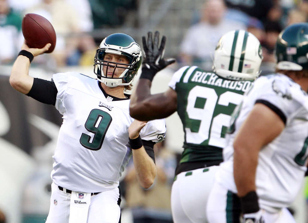 Eagles down Jets as Edwards makes his case to be No. 3 quarterback