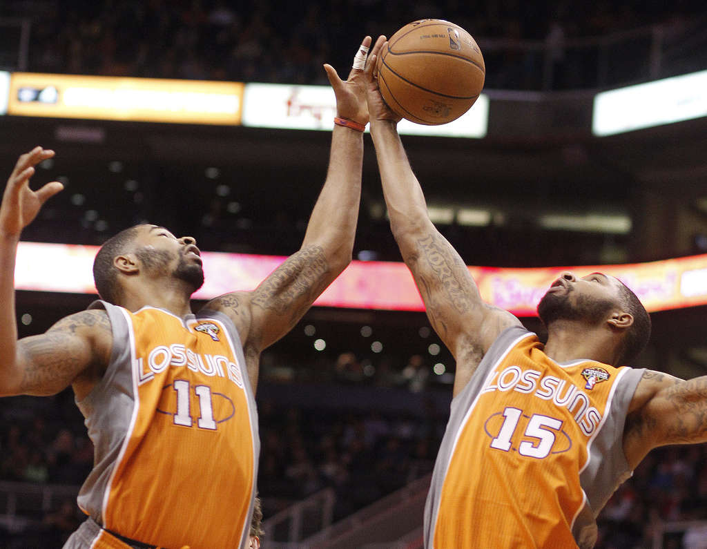 Markieff and Marcus Morris enjoying their NBA reunion