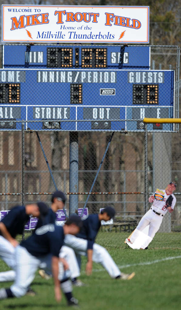 Come Work Here, Millville's Mike Trout, During Baseball Lockout