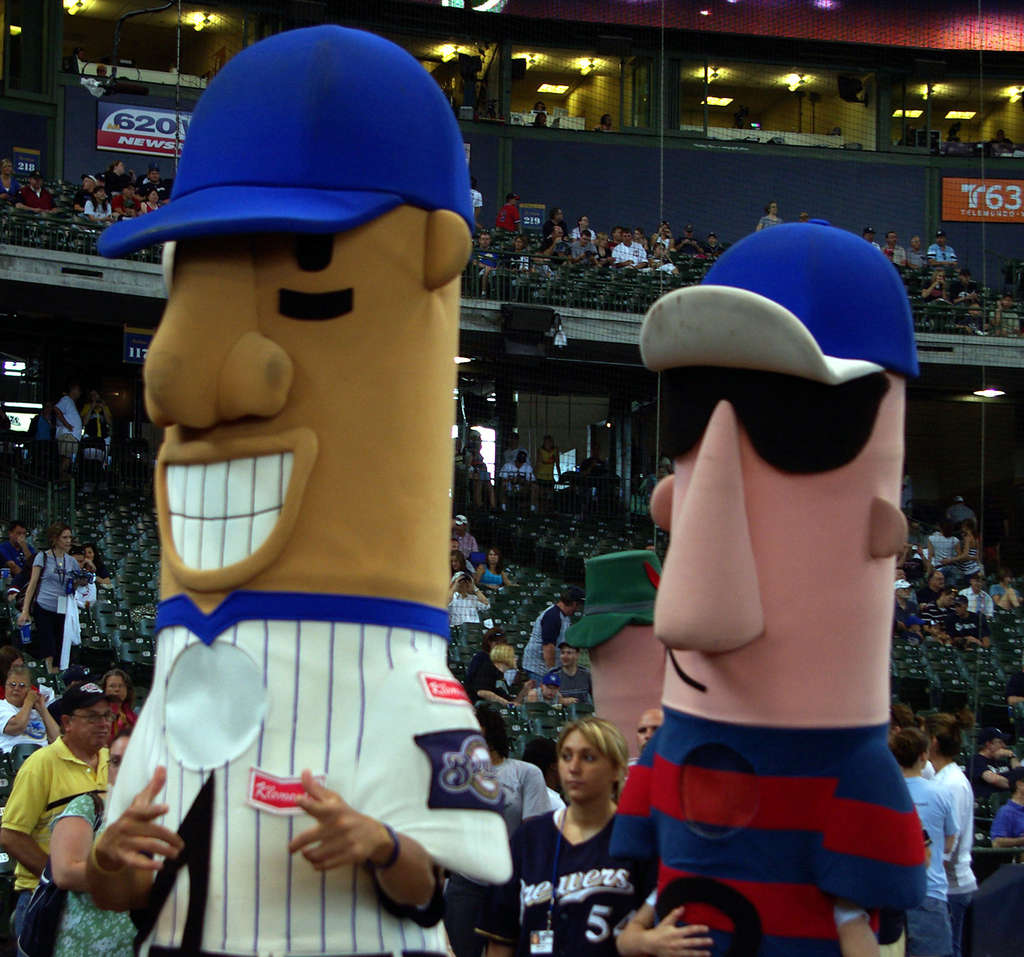 In Milwaukee, one racing hot dog has his day in the ballpark