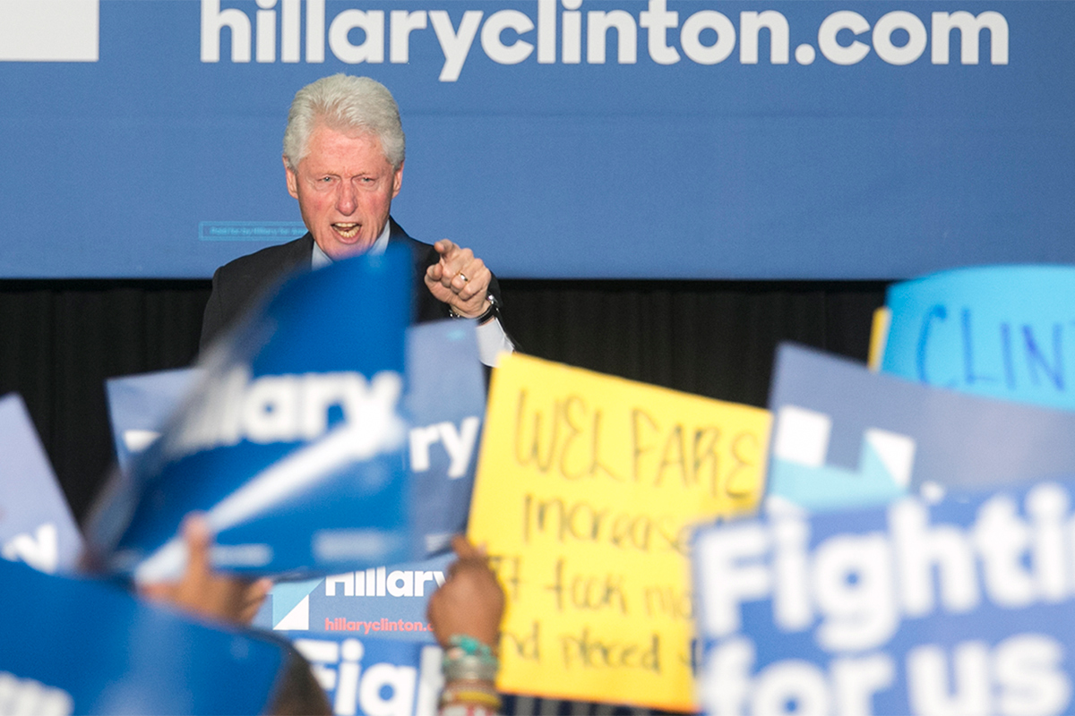 bill clinton: Bill Clinton better pay lil homies bail: Bill
