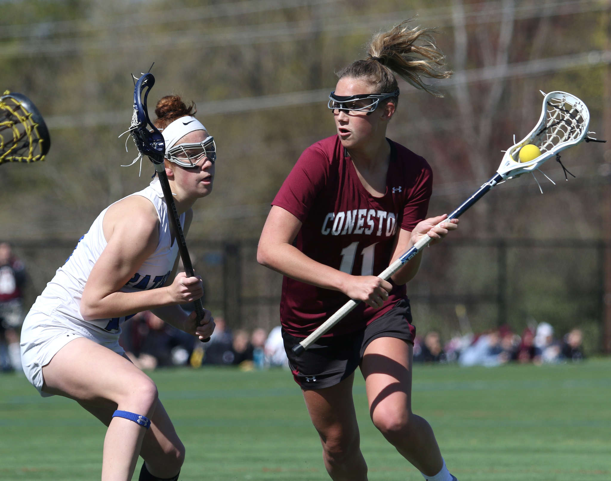 Easton girls lacrosse battles early, but falls in 1st round of states to  Great Valley 