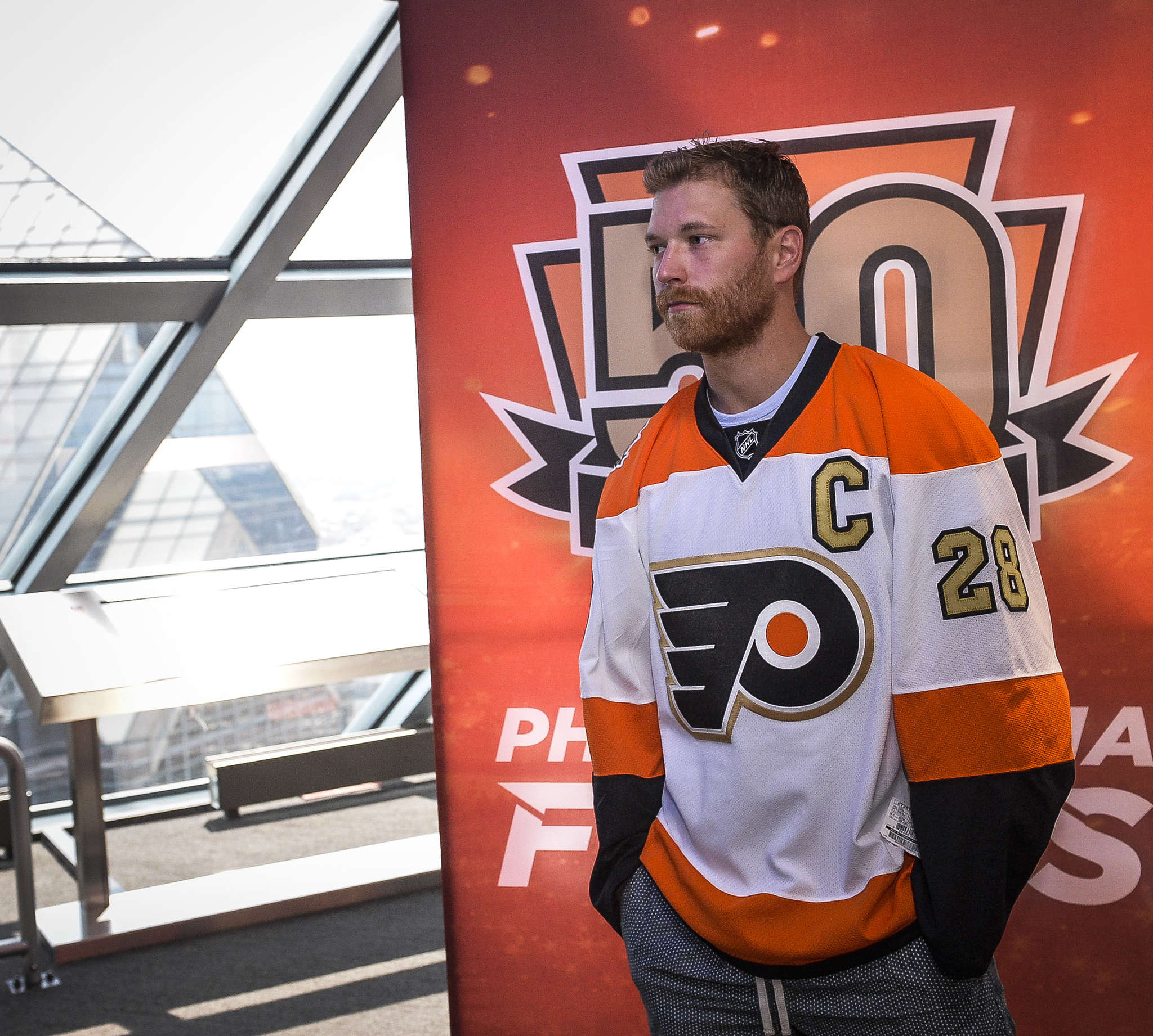 Claude giroux hot sale 50th anniversary jersey