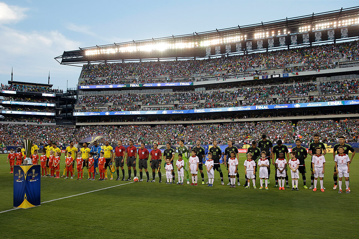 The 2015 Gold Cup final between Jamaica and Mexico sold out Lincoln Financial Field.