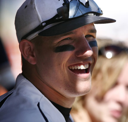 Before Mike Trout's baseball superstardom, he played a Dennis