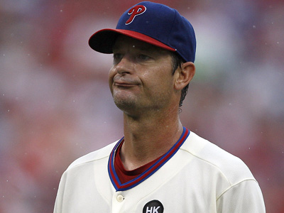 Absolutely Hammered on X: remember when Jamie Moyer showed up to alumni  night with a ponytail  / X