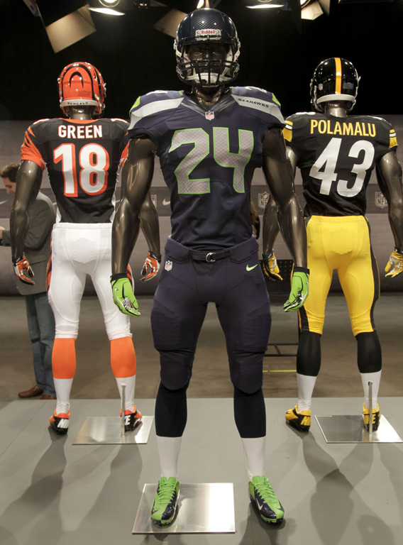 New generation of Nike-designed NFL uniforms evolutionary more than  revolutionary 