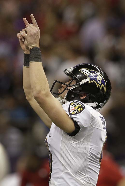 Joe Flacco survives blackout, San Francisco 49ers surge to lift Baltimore  Ravens to Super Bowl title