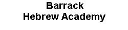 Barrack Hebrew Academy