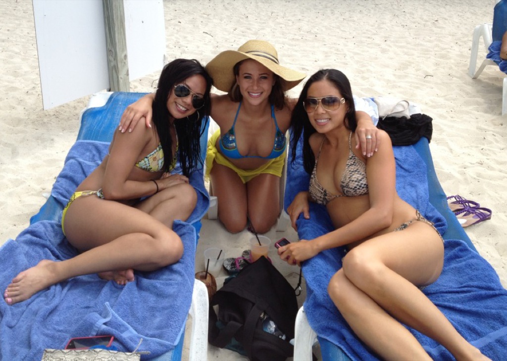 Eagles Cheerleaders Swimsuit Calendar Shooting at Jersey Shore