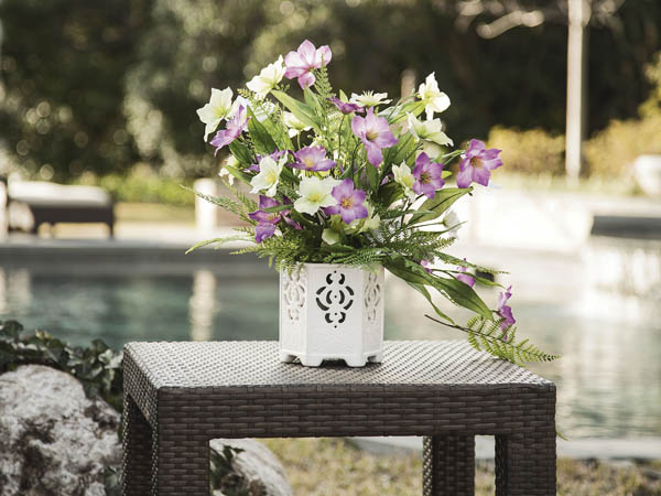 provided by Michaels shows a Michaels Outdoor Vase with an artificial ...