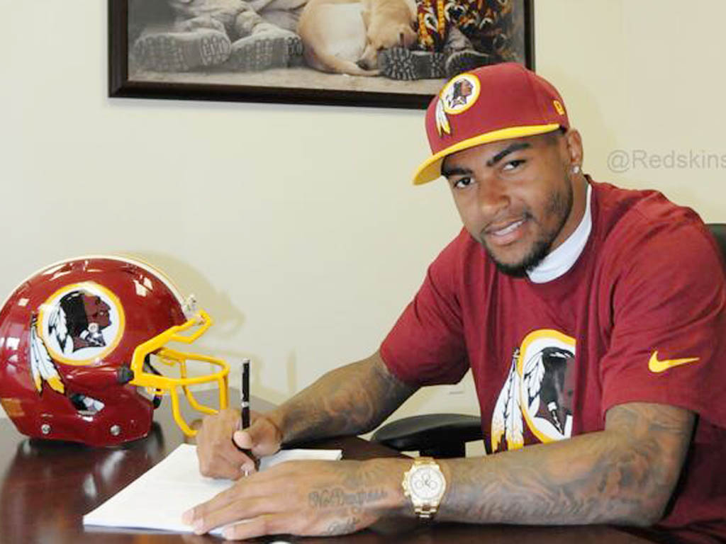 NFL On Field DeSean Jackson Washington Redskins #11 Football