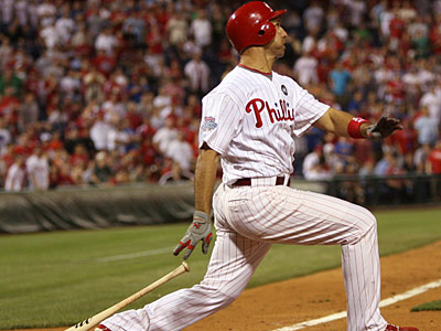 Raul Ibanez - Home Run - Phillies Editorial Stock Image - Image of