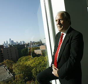 William Dunkelberg, a Temple professor, says he is plugged in to Main Street.<br />