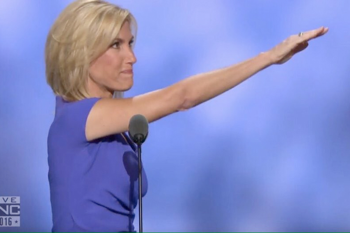 Liberal Twitter Slams Laura Ingraham For Gesture Some Took As Nazi Salute 7896