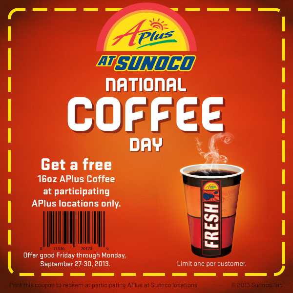 New, improved freebies for National Coffee Day