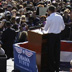 Democratic presidential candidate Sen. Barack Obama, D-Ill., speaks at a rally at 52nd and Locust Streets in Philadelphia, Saturday, Oct. 11, 2008.(AP Photo/Alex Brandon)