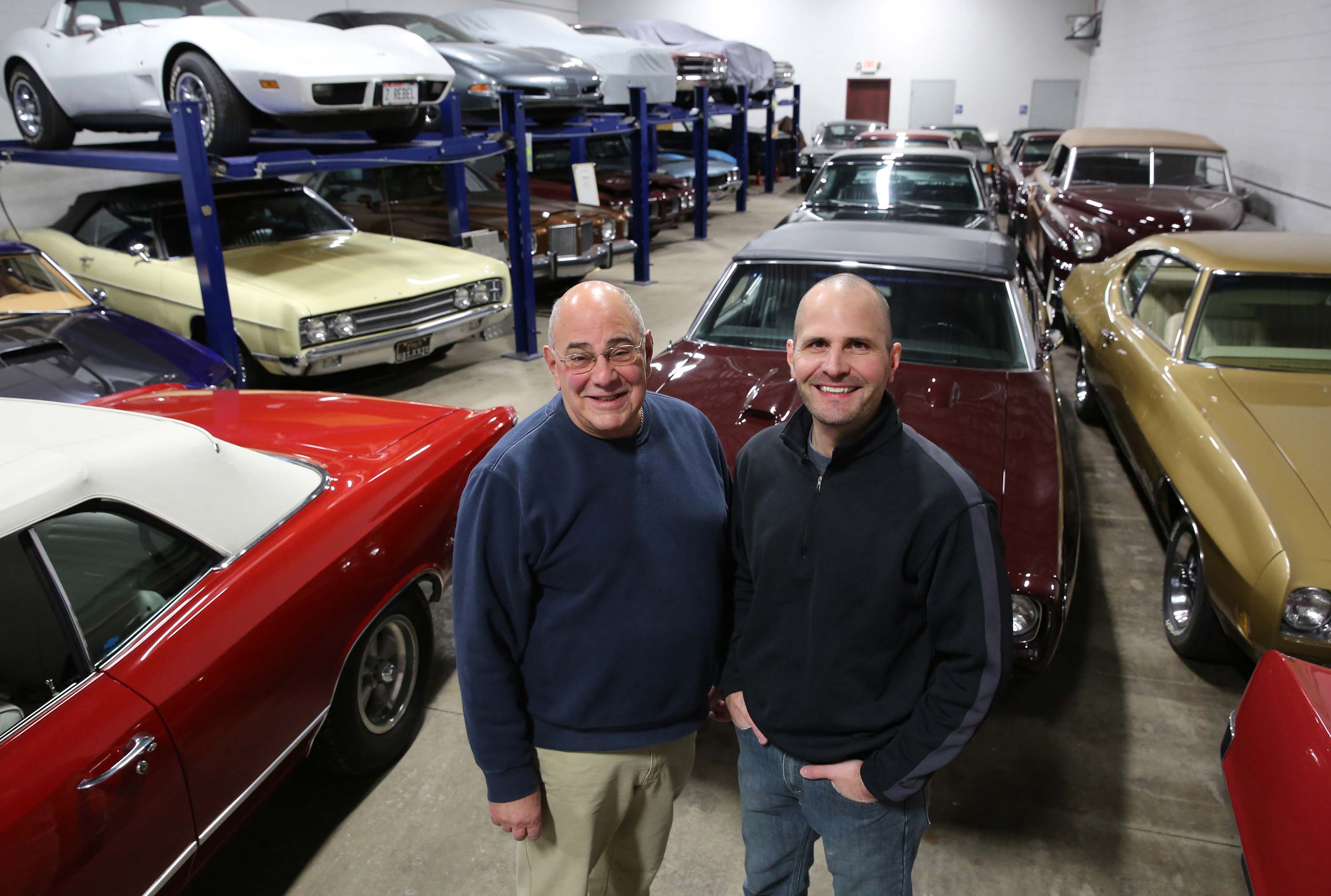 Father-son shop restores vintage cars for clients around the world photo photo