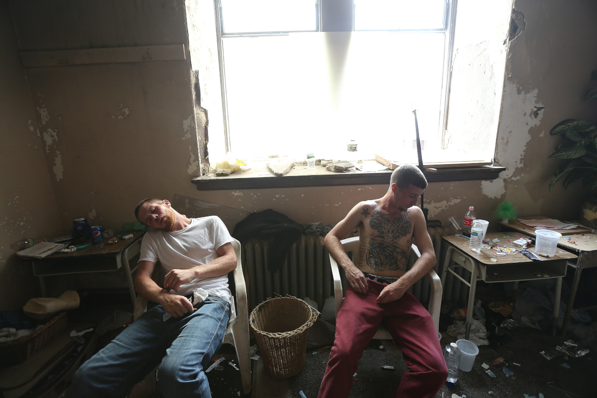 Once the Cathedral of Kensington, now a heroin shooting gallery