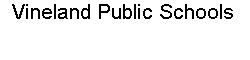 Vineland Public Schools