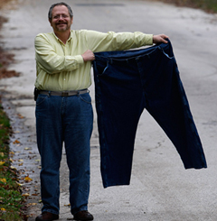 Michael Pezzano one year after his bariatric surgery. (Michael S. Wirtz / Staff Photographer)
