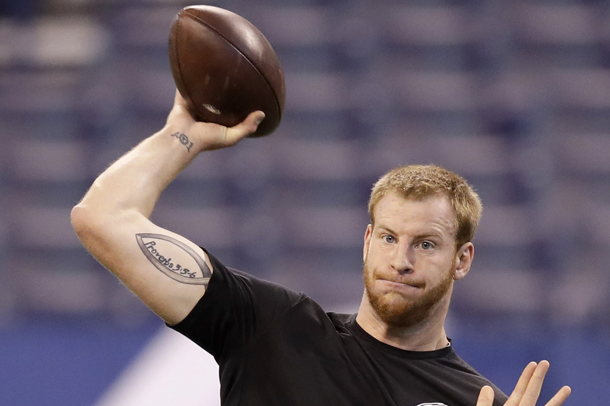 wentz carson philly tattoo arm source right
