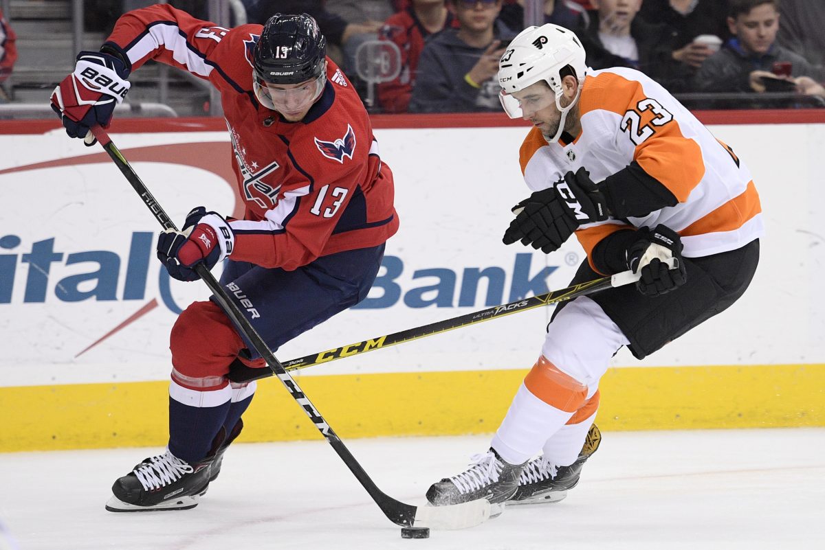Flyers climb into playoff spot with 2-1 overtime win over Capitals