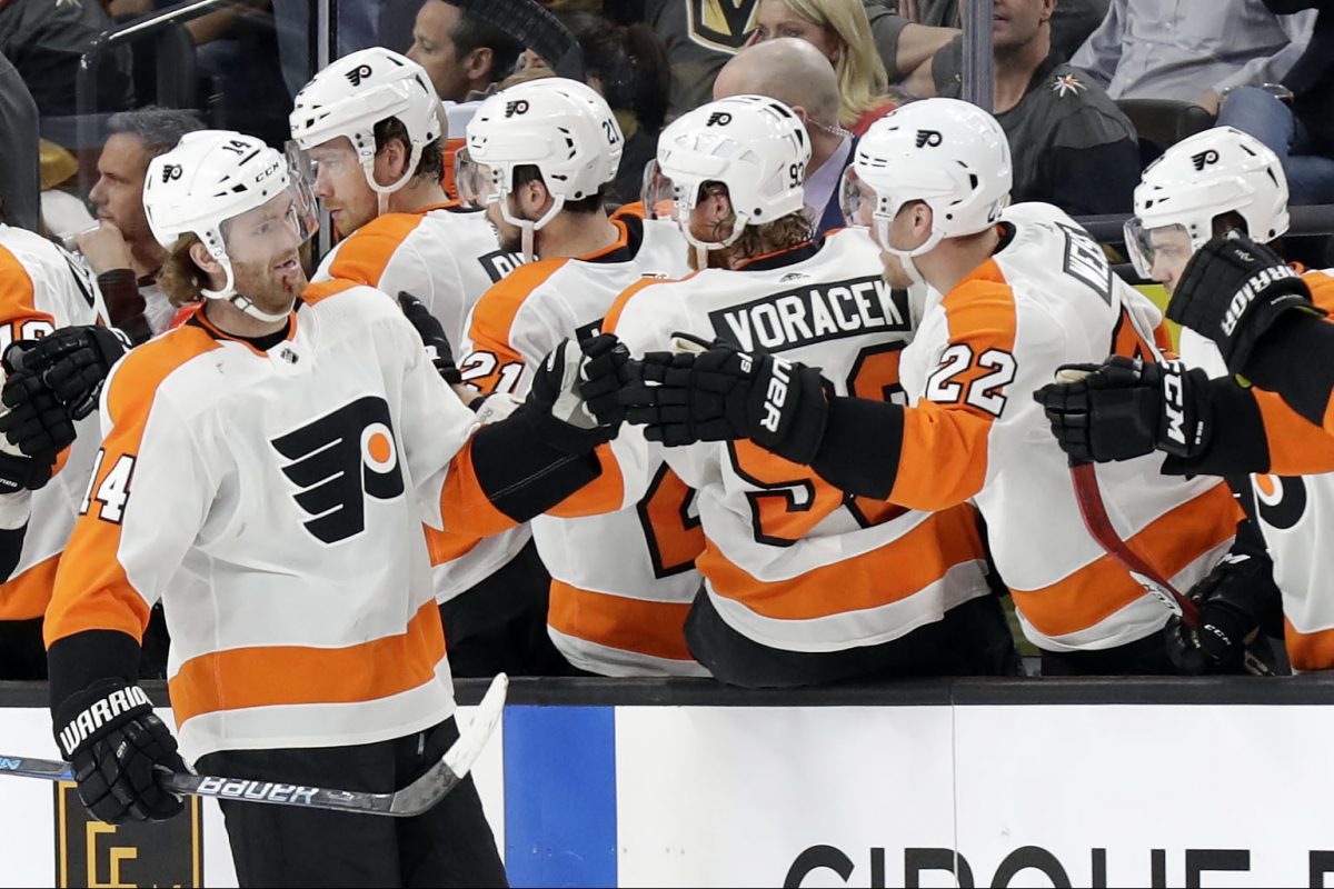 Sean Couturier, Michal Neuvirth lead Flyers to win in Vegas - Philly