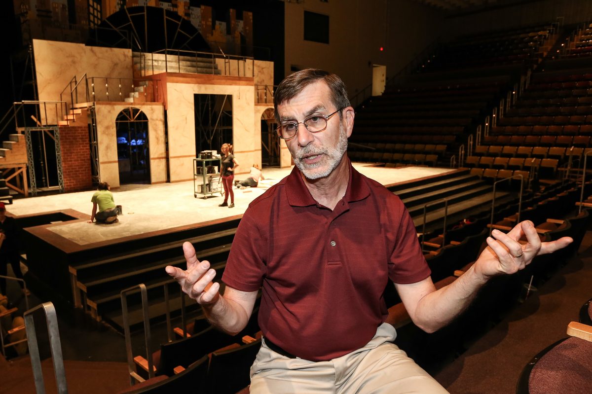 Theater Executive Director Harry DietzlerUpper. Darby Summer Stage Philly premiere of musical talks about upcoming production of "The Hunchback of Notre Dame." in Upper Darby