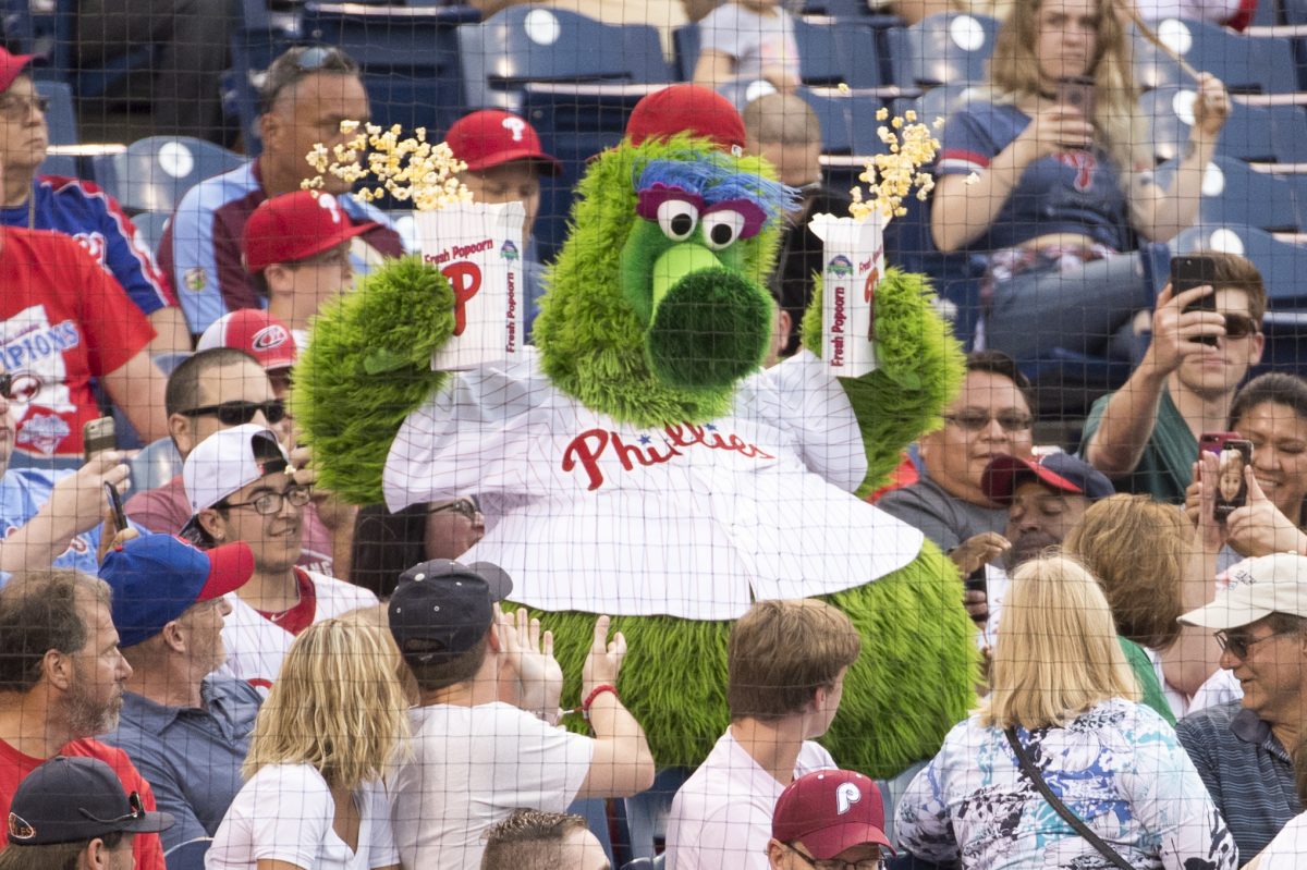 The Phillie Phanatic. 