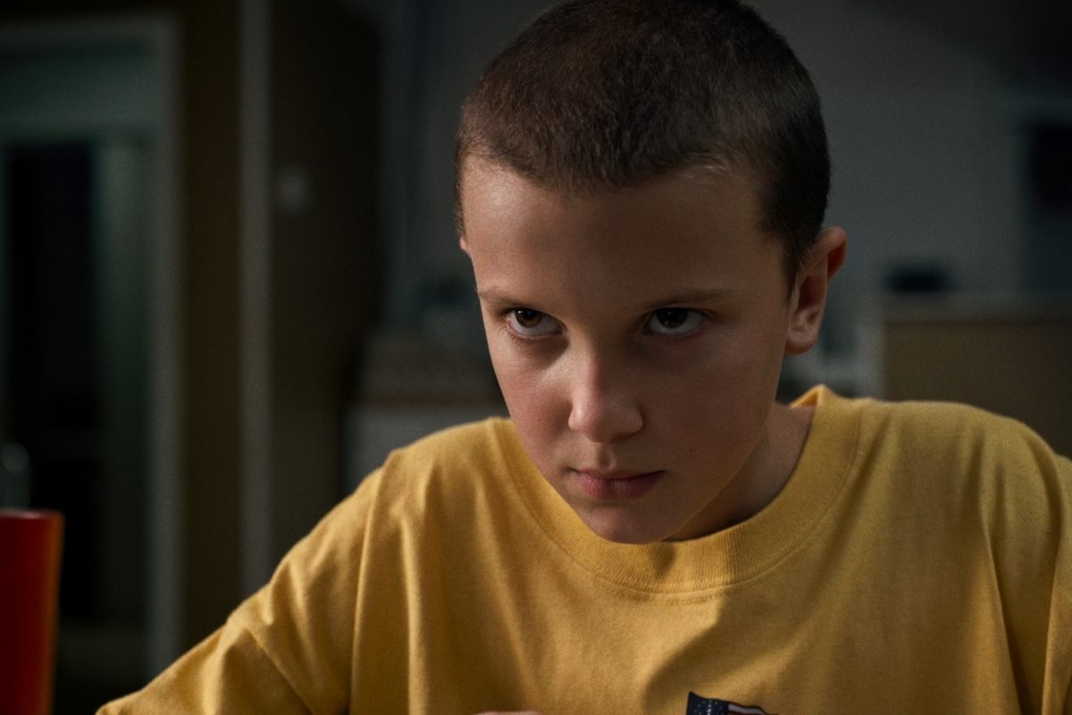 Millie Bobby Brown in a scene from Netflix’s “Stranger Things” 