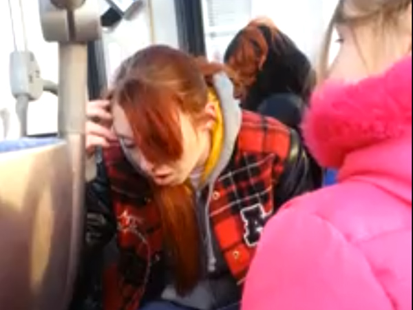 Girl gets fucked on bus