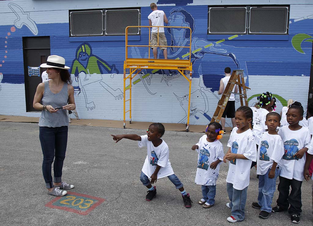 Eagles' 17th annual playground build