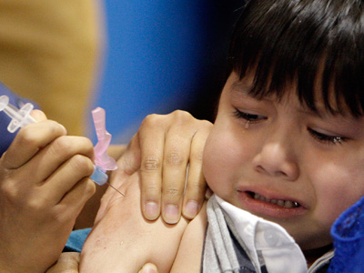 Child Getting Needle