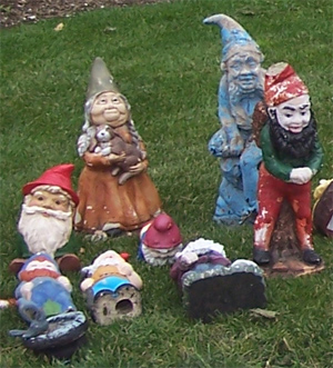 Some gnomes.