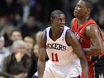 Sixers&acute; rookie Jrue Holiday averaged 8.5 points, 3.8 rebounds and 3.7 assists in his only season at UCLA last year. (Geoff Robins/AP Photo)