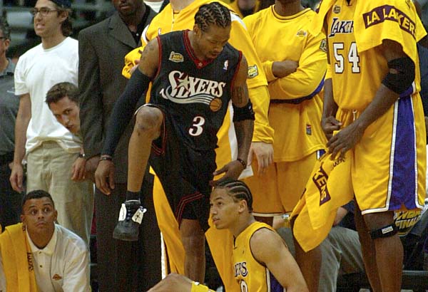 NBA Finals Archive  Allen iverson, 2001 nba finals, Basketball photography