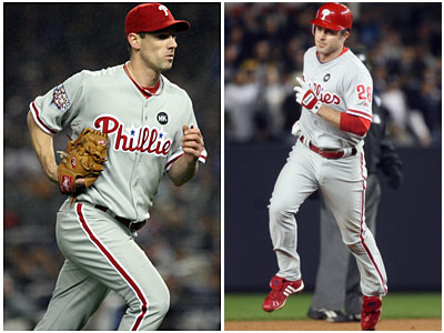 Lee coolly handcuffs Yankees as Phillies take Game 1