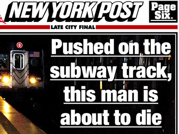 Man defends NYC subway death photo