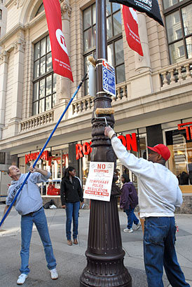 After city officials grease light poles to prevent climbing, Phillies fans  scale them anyways