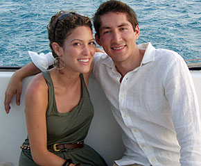 Jocelyn S. Kirsch and Edward K. Anderton allegedly stole credit for a yearlong, $119,000 spending spree.