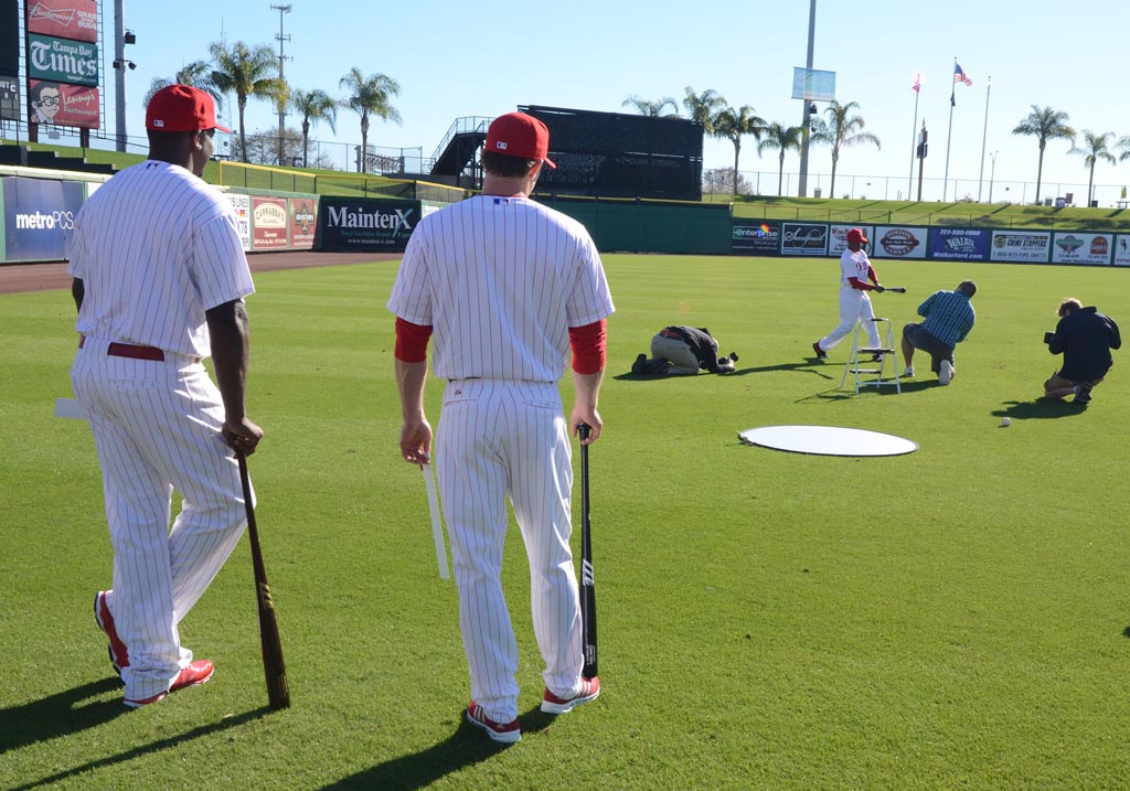 Ryan Howard, Chase Utley and Jimmy Rollins Signed Jerseys with